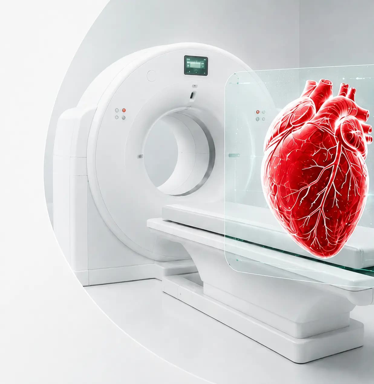 Radyoloji kontrol odasında bilgisayarlı tomografi görüntülerini değerlendiren sağlık profesyoneli